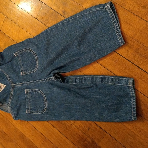 Size 18 months baby girls Oshkosh blue overalls - Picture 5 of 14